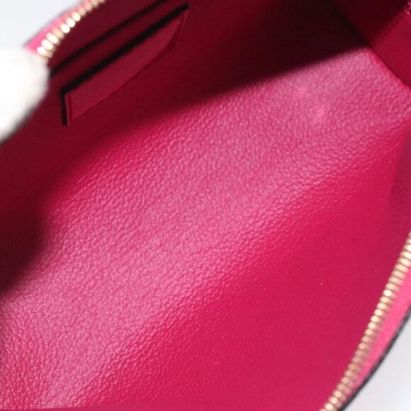 LOUIS VUITTON Monogram Vernis Pochette Cosmetic Rose Indian M90009 Auth 130667 - Picture 9 of 15